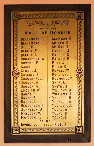 Oorlogsmonument St Lawrence Church Chapelizod #4