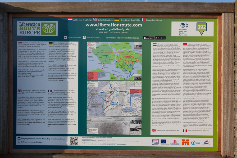 Liberation Route Marker 392: The assault on the Walcheren Causeway #2