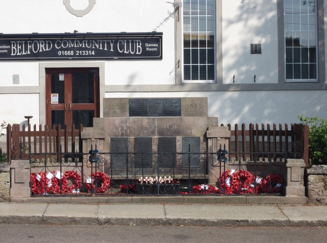 War Memorial Belford #1