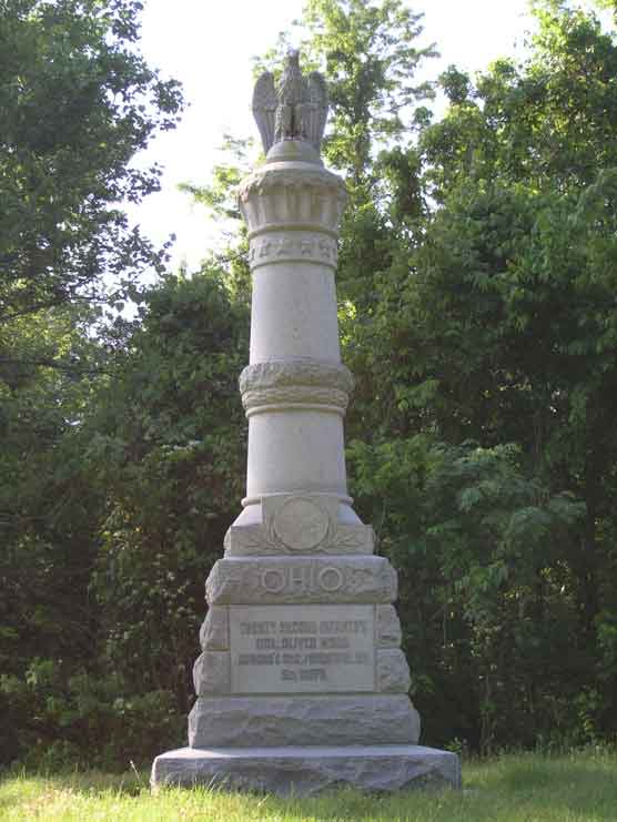 22nd Ohio Infantry (Union) Monument #1