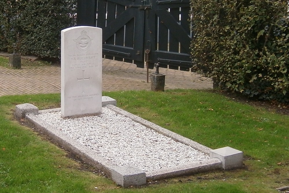 Commonwealth War Grave Protestant Churchyard Anjum