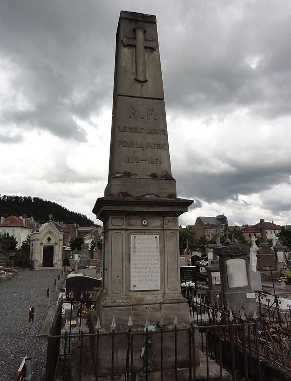 Franco-Prussian War Memorial Raon-l'tape