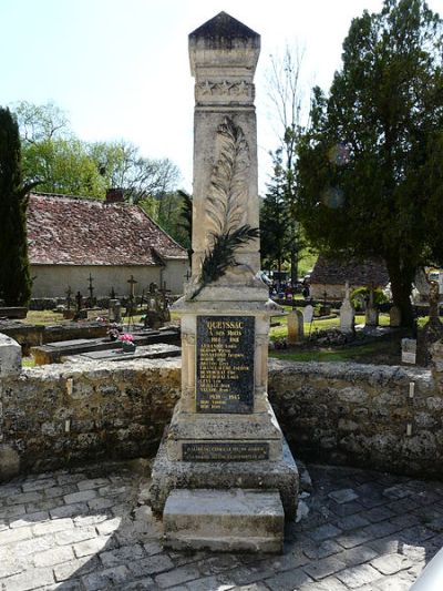 Oorlogsmonument Queyssac