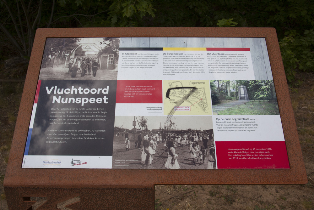 Information Sign Refugee Camp Nunspeet #2