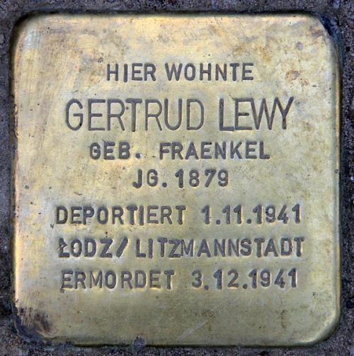 Stolpersteine Markgraf-Albrecht-Straße 15 #3