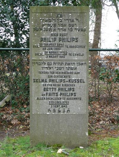 Remembrance Text Jewish Cemetery