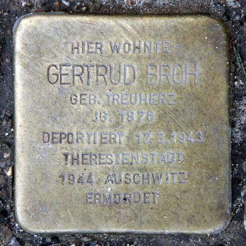 Stumbling Stones Gervinusstraße 17 #2