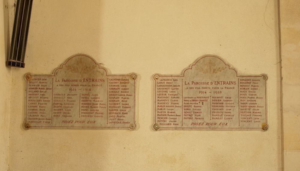 World War I Memorial glise Saint-Sulpice