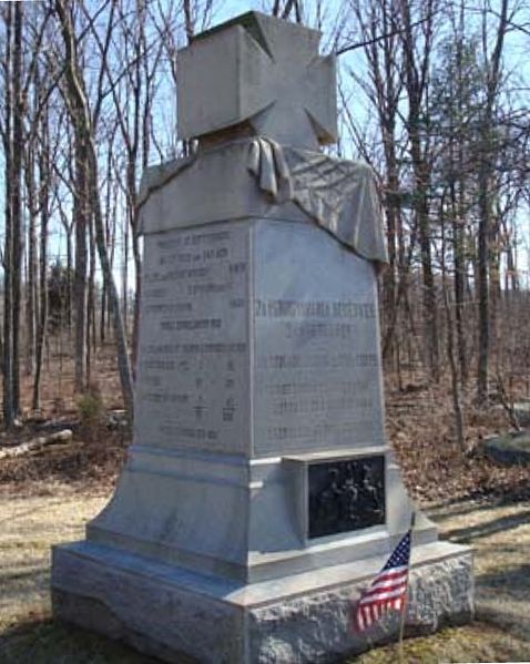 2nd Pennsylvania Reserves Monument
