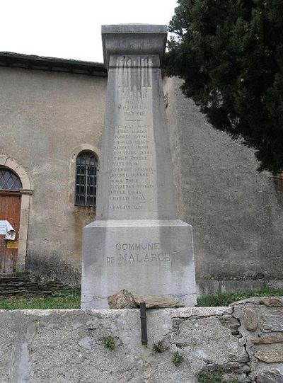 War Memorial Malarce