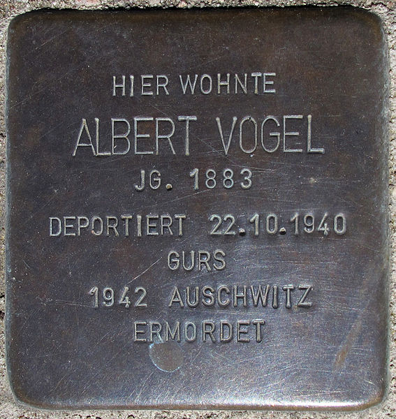 Stolpersteine Hauptstrae 26 #1