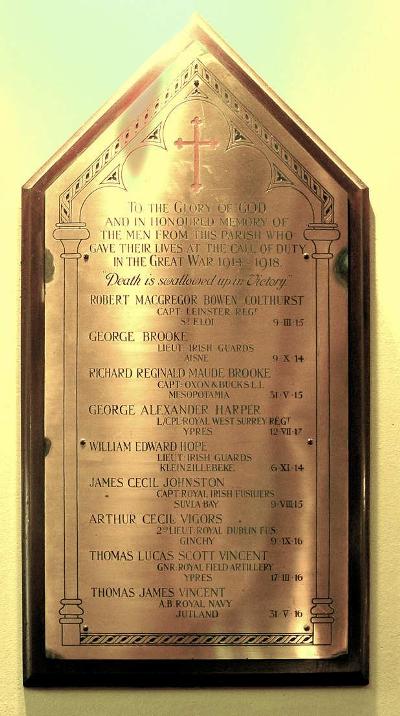 War Memorial St. Brigid's Church Castleknock #1