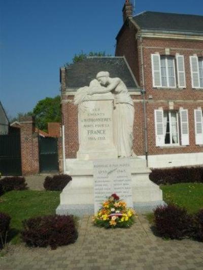 Oorlogsmonument Harbonnires