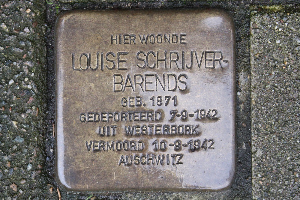 Stolperstein Ruyschstraat 4 #1