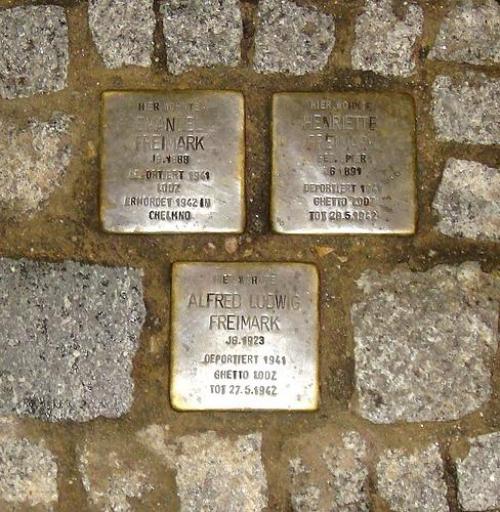 Stolpersteine Worringerstraße 87