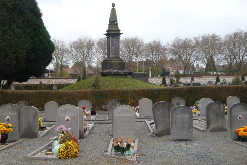 Belgian graves Veterans Lessines New Communal Cemetery #1