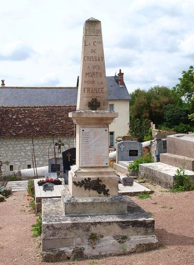 Oorlogsmonument Crissay-sur-Manse #1