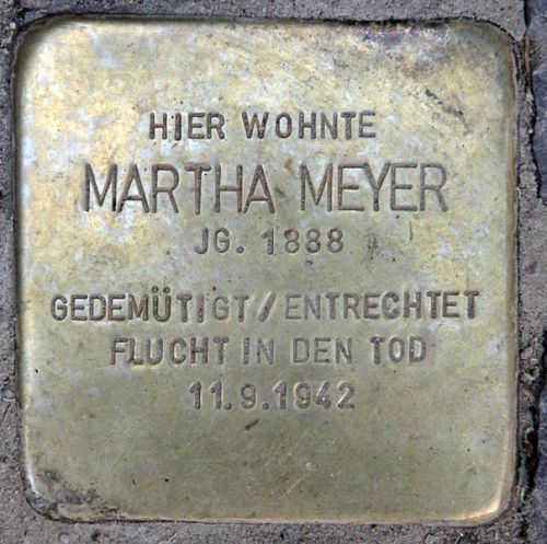 Stumbling Stones Markgraf-Albrecht-Straße 4 #5
