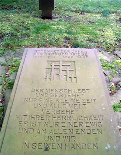 German War Cemetery Alendorf #4