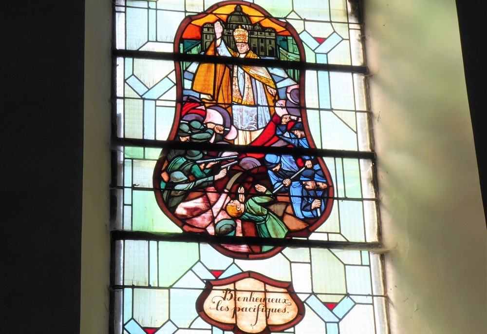 Stained Glass Windows of St. Hadelin Church #4