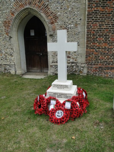 Monument Eerste Wereldoorlog Purkiss Familie #1