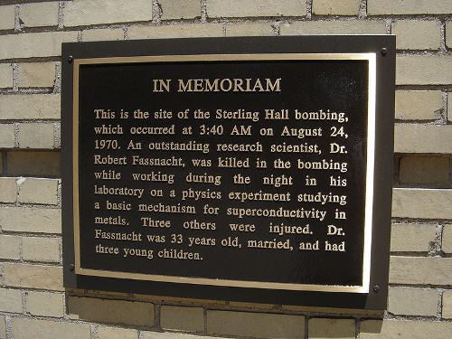 Memorial Bombing Army Math Research Center #1