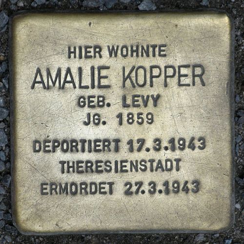Stolpersteine Gipsstraße 23a