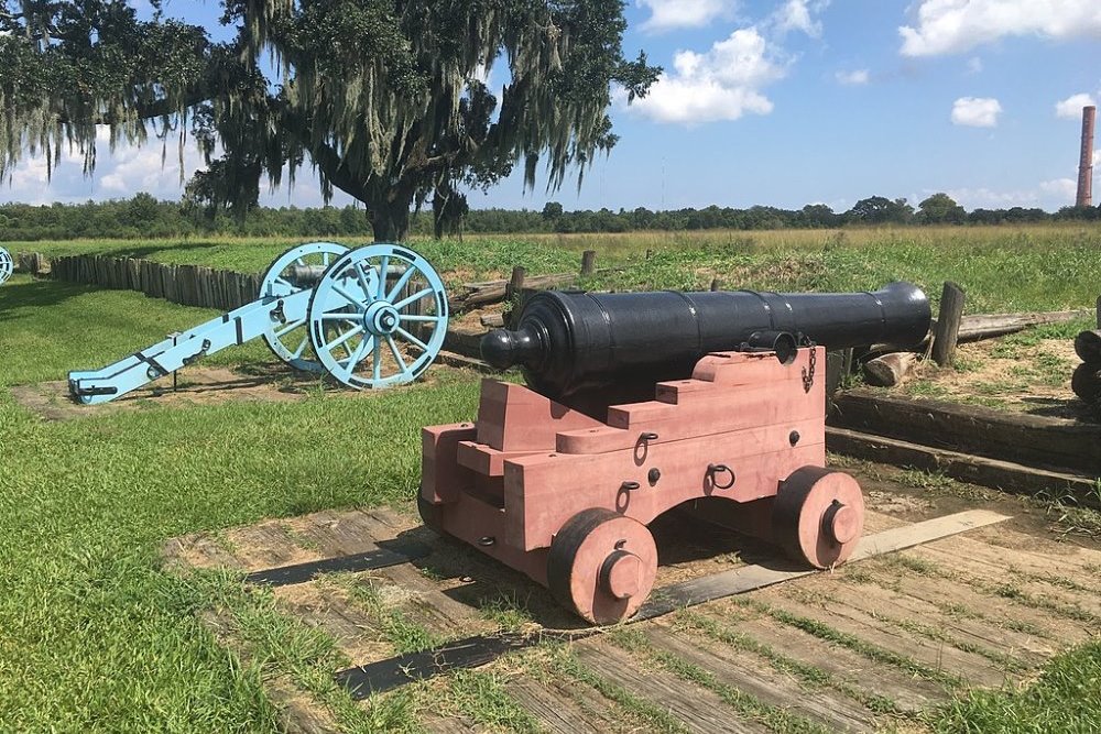 American Positions Chalmette Battlefield