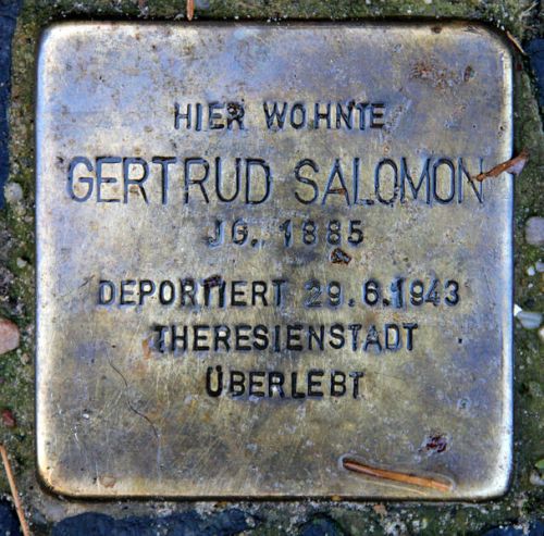 Stolperstein Retzdorffpromenade 3