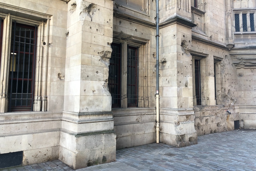 Bullet Holes Palais de Justice #2