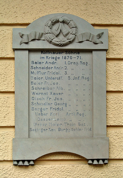 Monument Frans-Duitse Oorlog Kollnau