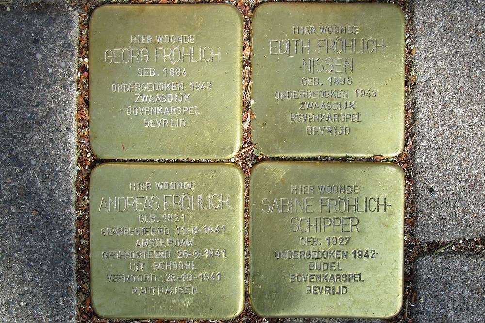 Stolpersteine Prins Hendriklaan 36