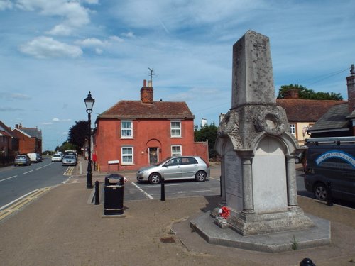 Oorlogsmonument Great Oakley #1