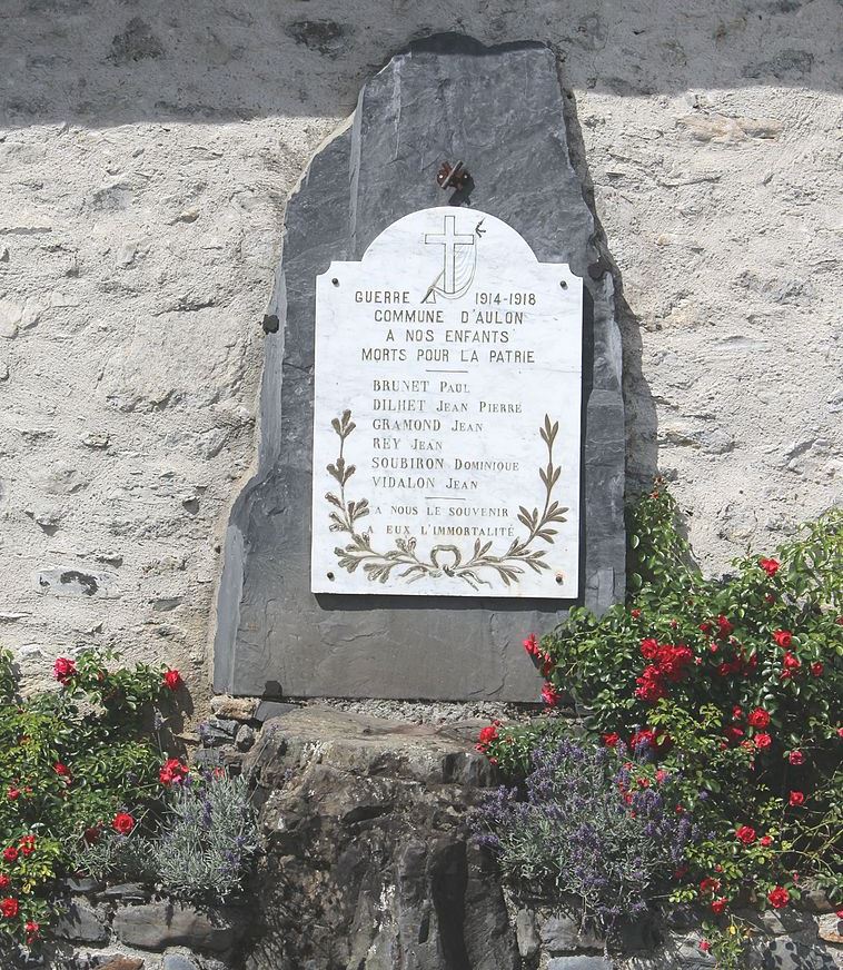 Monument Eerste Wereldoorlog Aulon