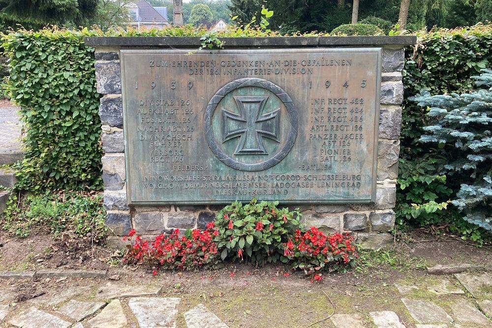 Monument Gevallenen 126. Infanterie Divisie #1