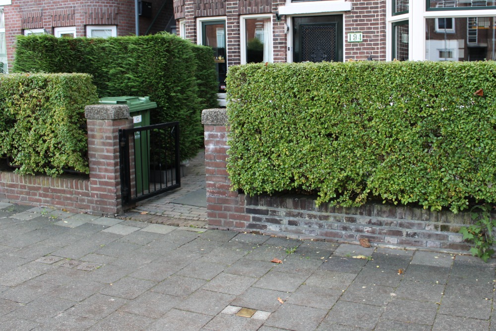 Stumbling Stone Van de Wateringelaan 194 #2