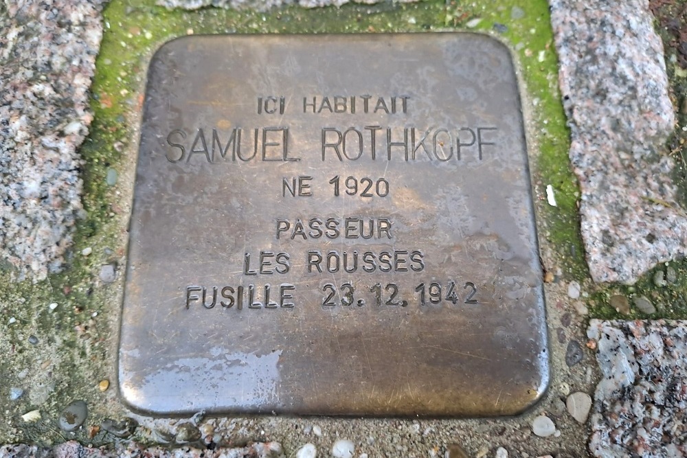 Stolperstein Grand Rue 60