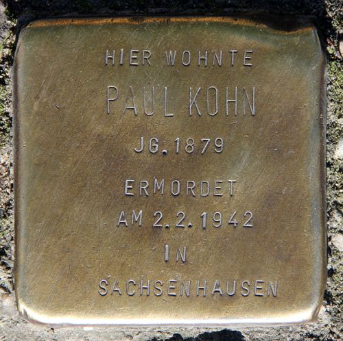 Stolpersteine Grobeerenstrae 1 #3