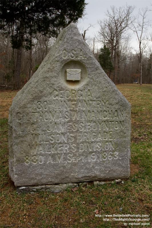 30th Georgia Infantry Monument #1