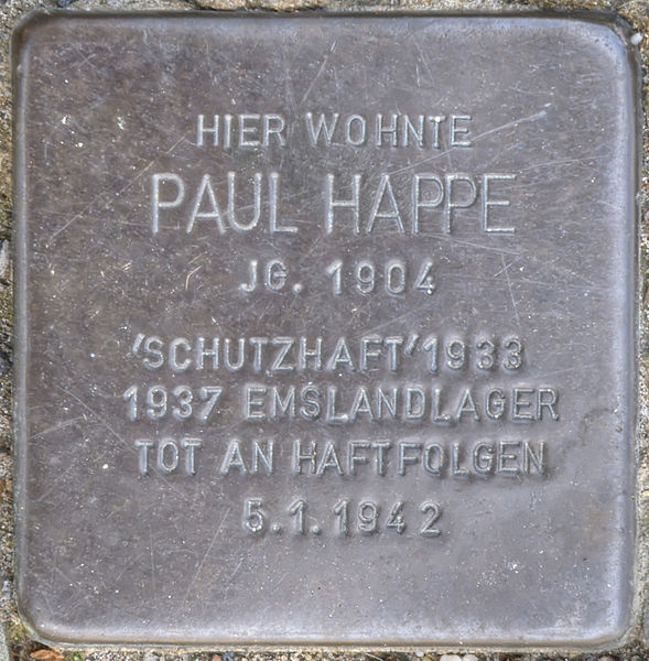 Stolperstein Mangenberger Strae 111