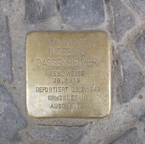 Stumbling Stones Xantener Straße 5 #3
