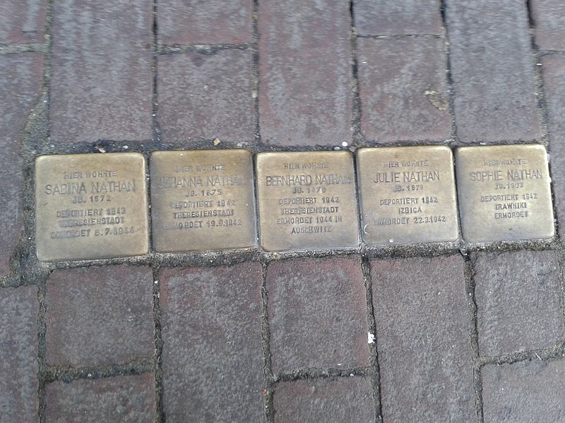 Stolpersteine Eltener Markt 3 #1