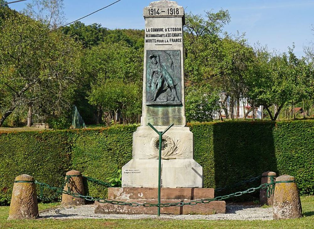 Monument Eerste Wereldoorlog tobon #1