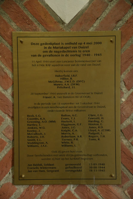 Gedenkteken Kapel Duizel #3