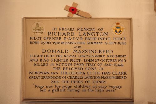 Memorials Gunby Church #4