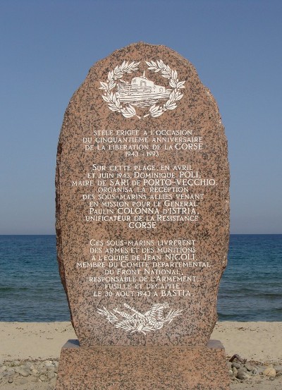 Monument Landingen Corsica #1