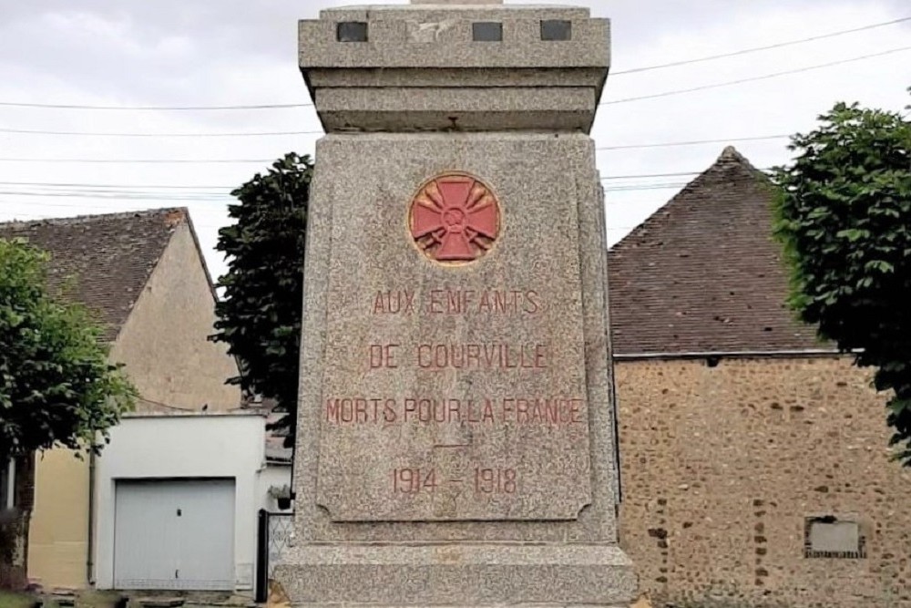 Oorlogsmonument Courville-sur-Eure #3