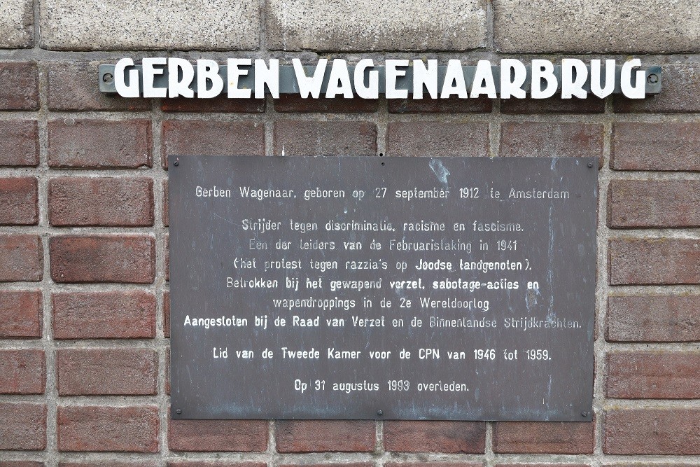 Gerben Wagenaarbrug en Gedenkteken Amsterdam