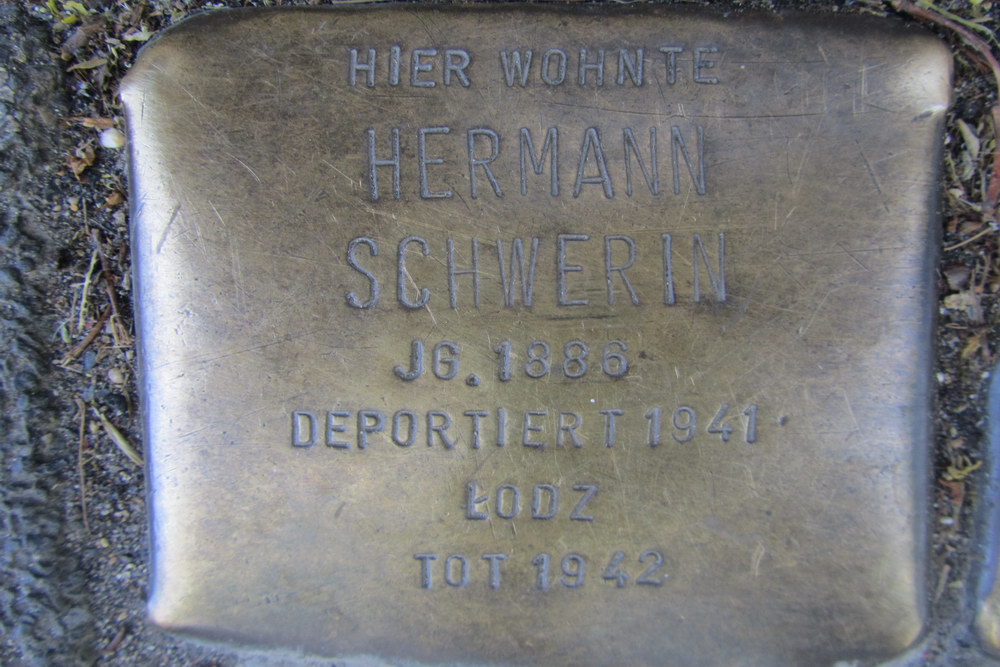 Stolpersteine Sudermanstrae 1 #3