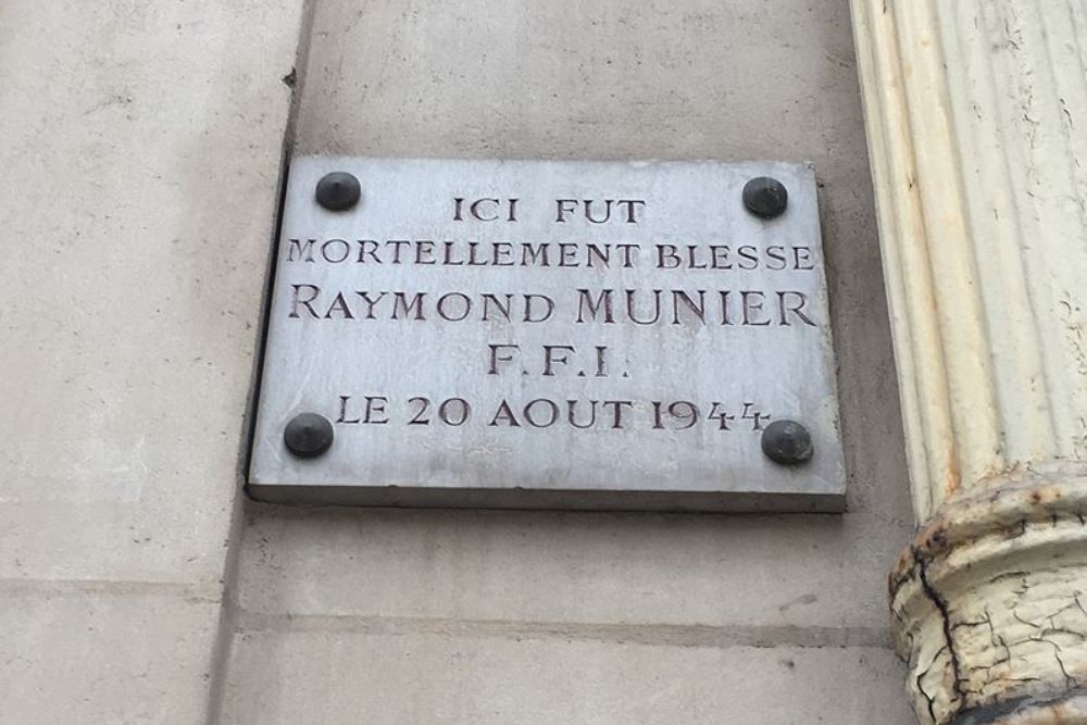 Gedenkteken Raymond Munier #1